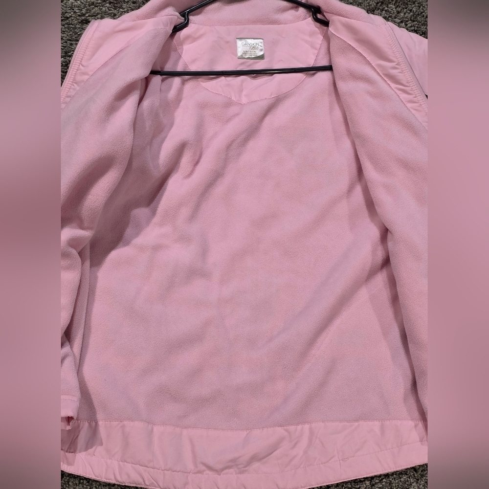Danskin Women's Pink and Black Activewear Jacket Size Large 12/14 - Picture 4 of 4